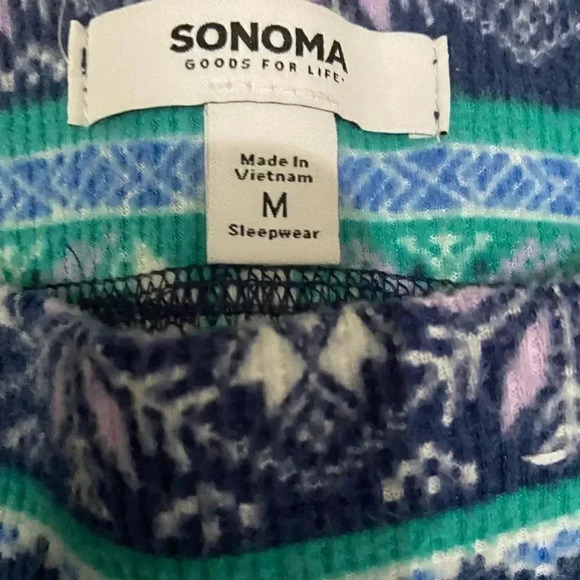 Super soft Sonoma winter pajama pants size M GUC - Picture 3 of 5